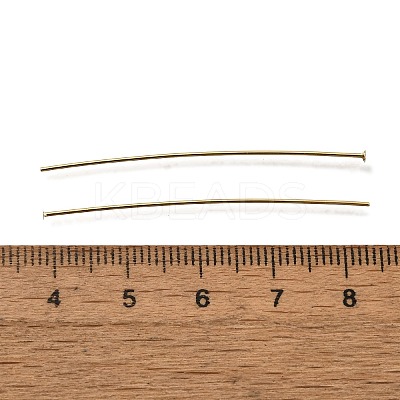 Brass Flat Head Pins KK-H502-01H-G-1