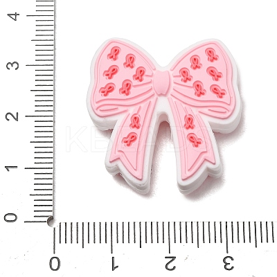 Awareness Ribbon Theme Silicone Beads SL-CBAD2AE-01C-01-1