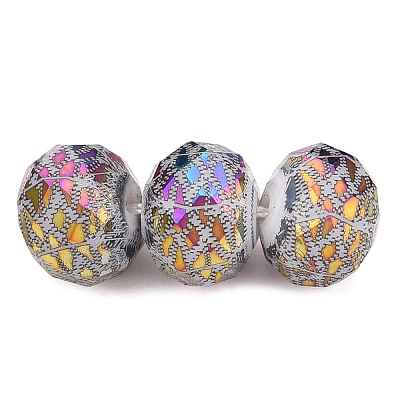 Electroplate Glass Beads EGLA-N026-01A-P03-1