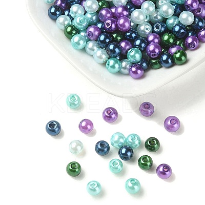 Glass Pearl Beads HY-X006-6mm-11-A-1