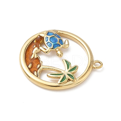 304 Stainless Steel Enamel Pendants STAS-L022-565G-01-1