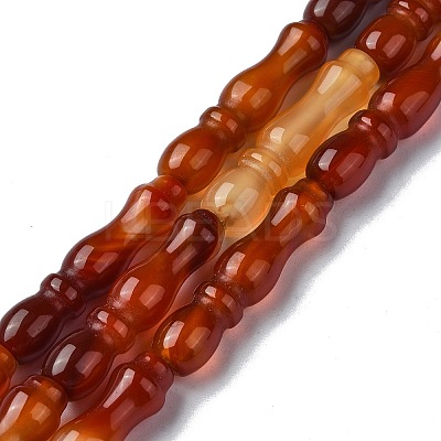 Natural Red Agate Beads Strands G-C135-A01-01-1