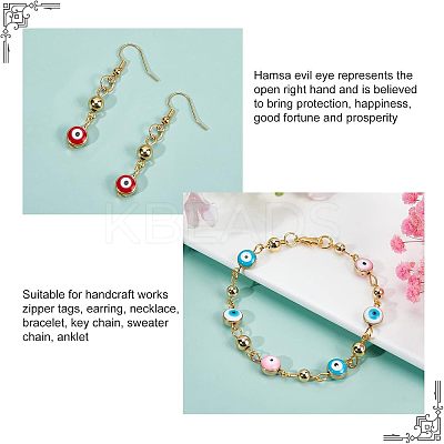 116Pcs DIY Evil Eye Style Bracelet Making Kits DIY-NB0005-01-1