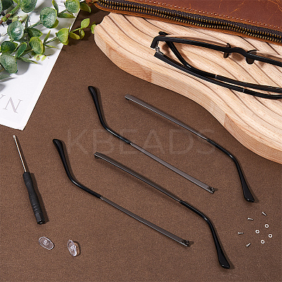 Alloy Eyeglass Leg Accessories FIND-WH20019-98B-1
