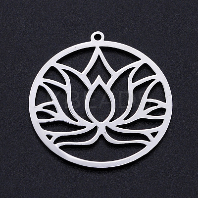 Non-Tarnish 201 Stainless Steel Pendants STAS-S105-JN895-1