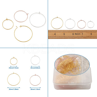 Brass Wine Glass Charm Rings KK-CD0001-05-1
