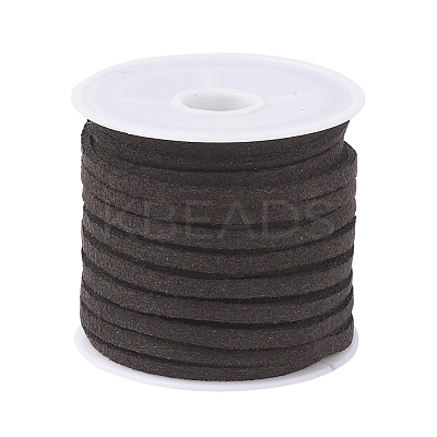 Coconut Brown Flat Faux Suede Cord X-LW-R003-07-1