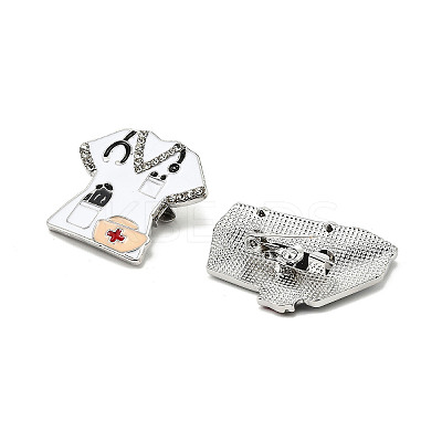 12Pcs 12 Styles Medical Enamel Pins JEWB-A033-03P-1