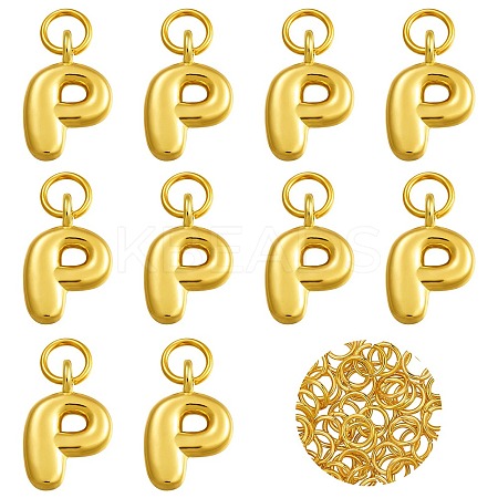 10Pcs Rack Plating Brass Pendants KK-SZ0002-55G-P-1