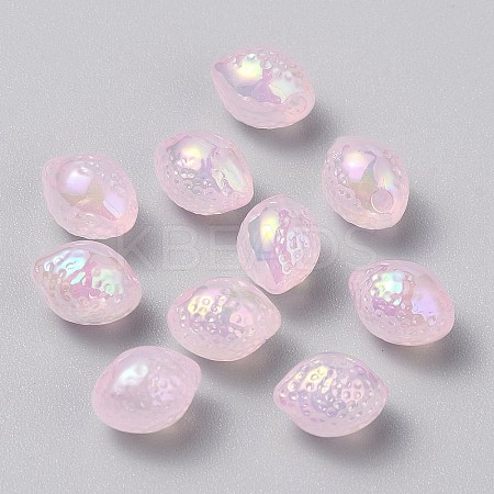 Plated Acrylic Lemon Bead LS-OACR-CJC0009-04C-1