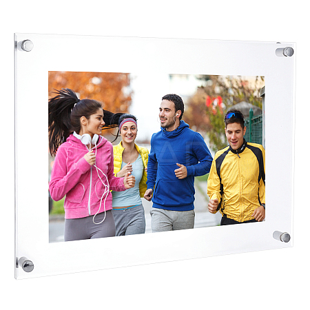 Acrylic Certificate Display Frame Set HJEW-WH0014-28-1