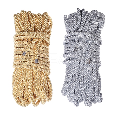 2Pcs 2 Colors Polyester Twisted Cord DIY-CA00001-1