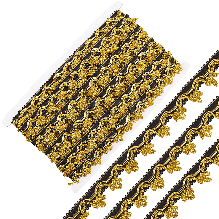 24Yards Filigree Polyester Lace Trim OCOR-GF0005-28D-1
