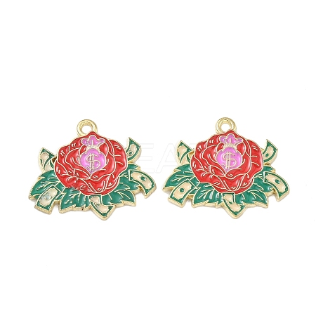 Alloy Enamel Pendants ENAM-I082-01G-05-1