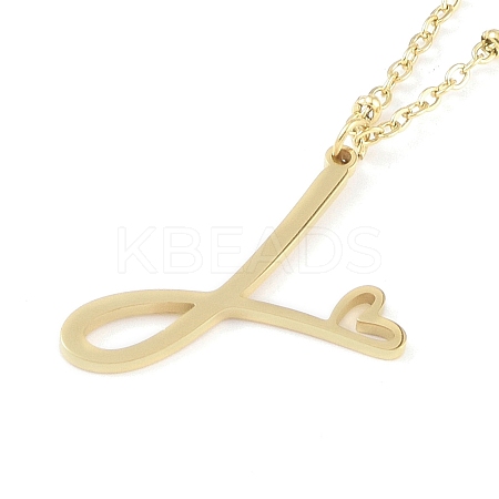 304 Stainless Steel Pendant Necklaces LS-NJEW-H029-02G-J-1