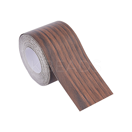 Self-Adhesive PVC Woodgrained Paper DIY-WH0632-19B-02-1