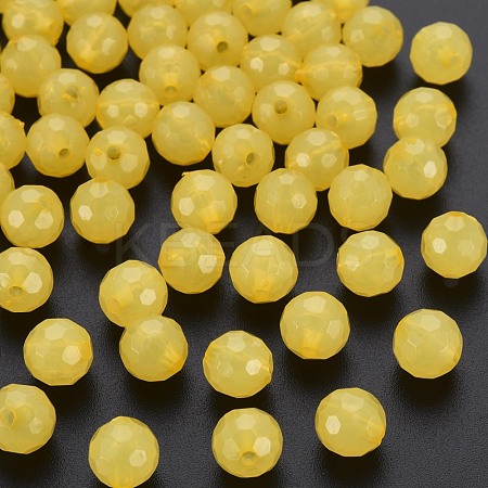 Transparent Acrylic Beads TACR-S154-62E-07-1
