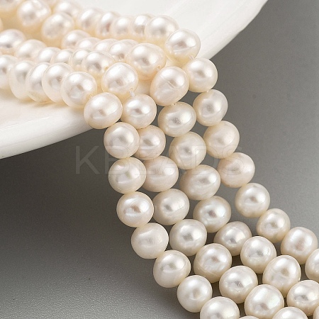 Natural Cultured Freshwater Pearl Beads Strands PEAR-C003-13F-1
