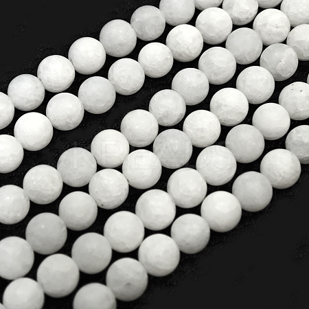 Natural Malaysia Jade Beads Strands G-A152-G-8mm-1