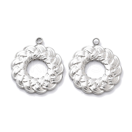 Anti-Tarnish 304 Stainless Steel Pendants STAS-R130-59P-1