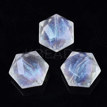 Transparent Acrylic Beads OACR-N008-074-1