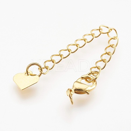 Brass Chain Extender KK-I633-79G-NR-1