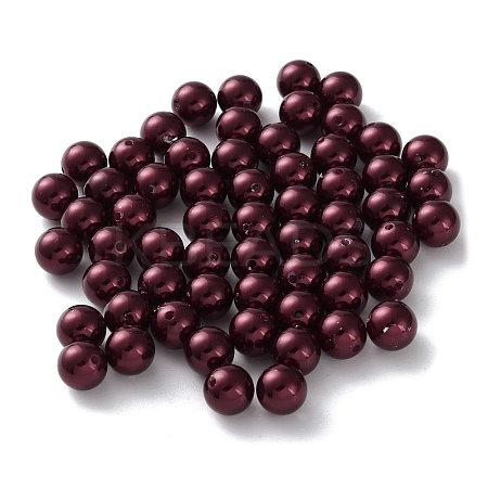 Plastic Imitation Pearl Beads FIND-M059-01C-02-1