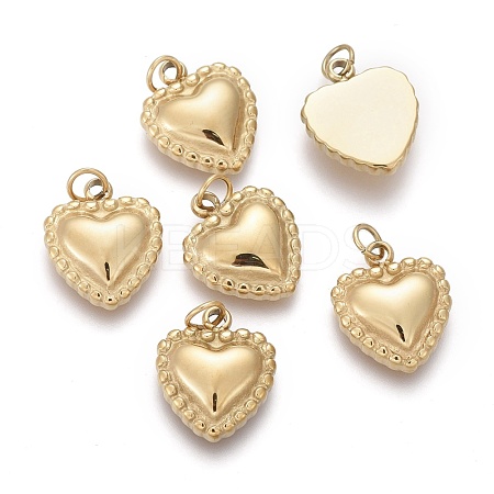 Ion Plating(IP) 304 Stainless Steel Charms STAS-F256-030G-1