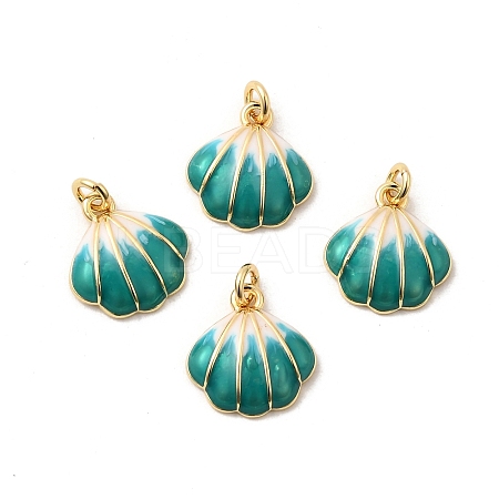 Brass Enamel Charms KK-H002-35G-03-RS-1