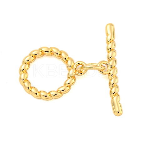 Brass Toggle Clasps KK-A223-25G-1