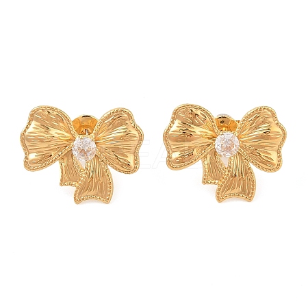 304 Stainless Steel Stud Earrings EJEW-Z063-06G-1