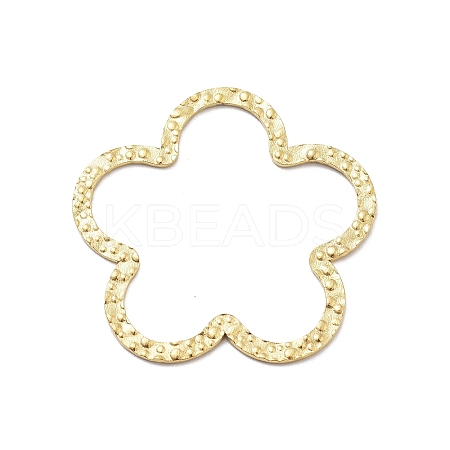 304 Stainless Steel Textured Linking Rings STAS-Z091-07G-03-1