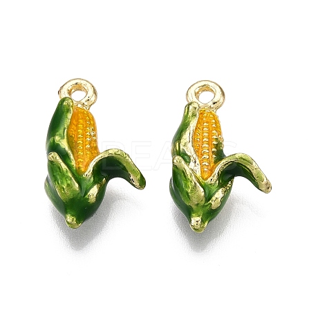 Alloy Enamel Pendants ENAM-N056-404G-1