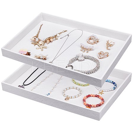 MDF Jewelry Trays for Necklaces Rings Earrings Pendants ODIS-WH0086-078A-1