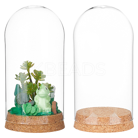Glass Dome Cover AJEW-WH0505-27-1