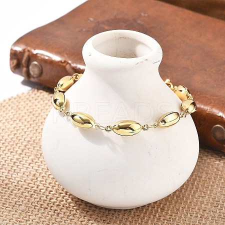 304 Stainless Steel Link Chain Bracelets for Women BJEW-U021-08G-06-1
