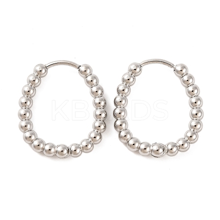 Non-Tarnish 304 Stainless Steel Hoop Earrings EJEW-G395-27P-1