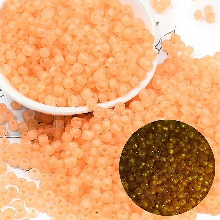 6/0 Luminous Glass Seed Beads SEED-NH0001-01E-1