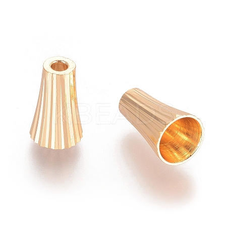 Brass Bead Cones X-KK-Q735-217G-1