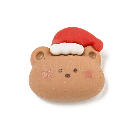 Christmas Theme Opaque Resin Decoden Cabochons CRES-B022-06J-1