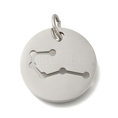 Anti-Tarnish 304 Stainless Steel Pendants STAS-M074-02E-P-1