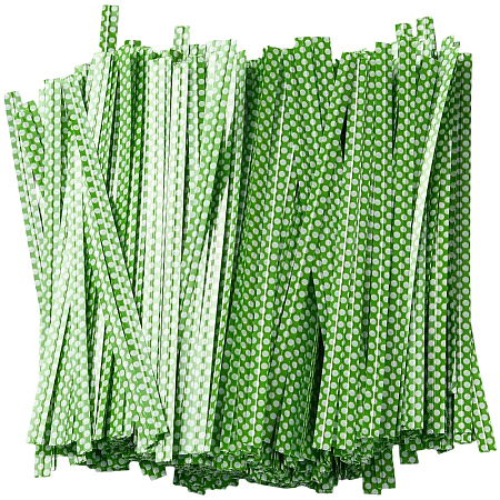 500Pcs Polka Dot PET Plastic Wire Twist Ties FIND-WH20005-40D-1