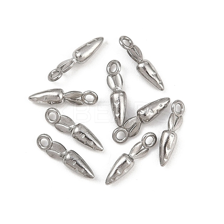 Vegetables 304 Stainless Steel Charms STAS-G356-06P-04-1