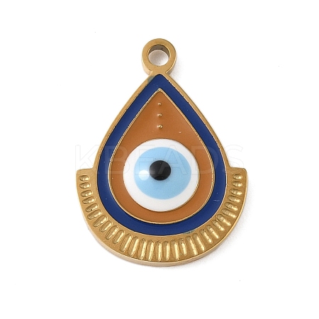 304 Stainless Steel Enamel Pendants LS-STAS-K312-06B-G-1