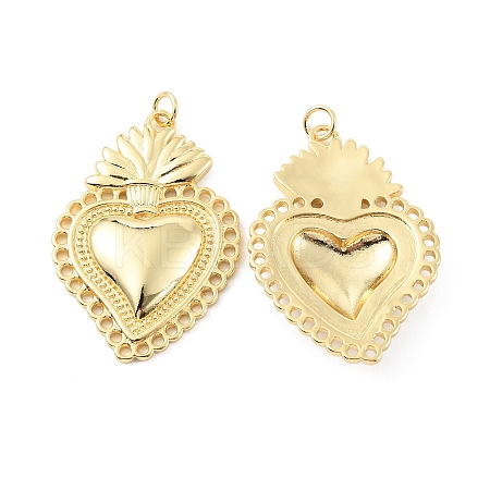 Rack Plating Brass Pendants X-KK-C021-05G-1