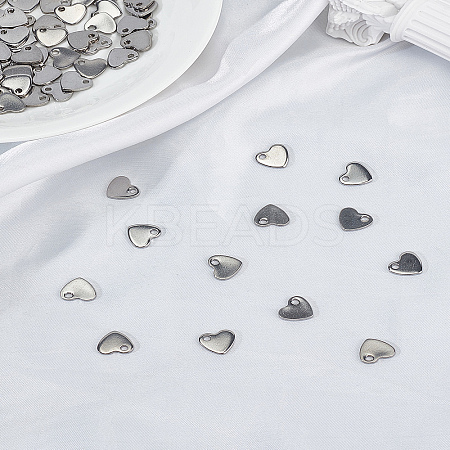 80Pcs 304 Stainless Steel Stamping Blank Tag Charms STAS-LP0002-71-1