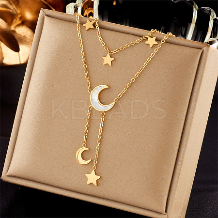 304 Stainless Steel Cubic Zirconia Pendant Necklaces FS-WG8DFC4-02-1