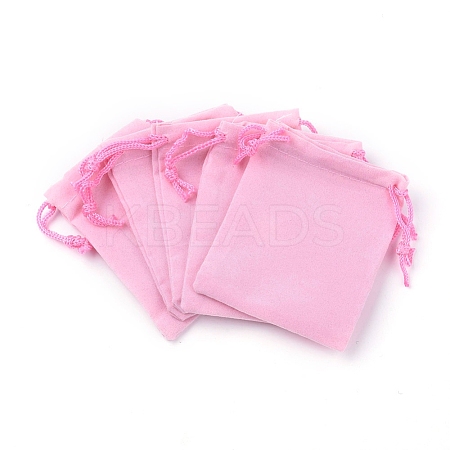 Velvet Cloth Drawstring Bags TP-C001-50x70mm-1-1
