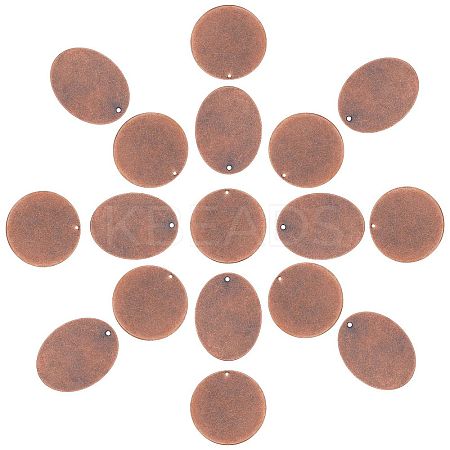 20Pcs 2 Style Metal Tags KK-SC0002-07-1