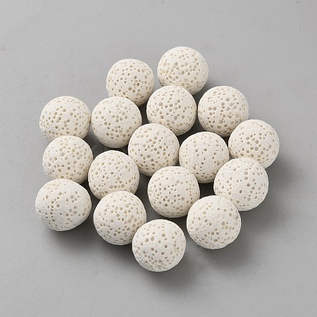 26Pcs Dyed Natural Lava Rock Beads G-WH0031-12B-1